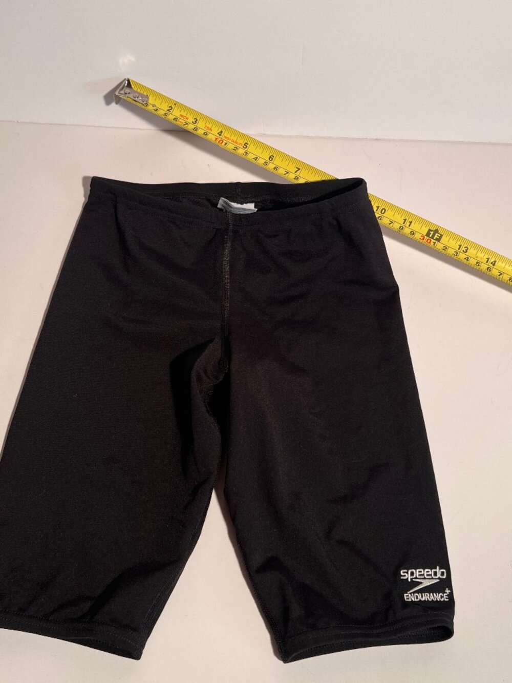 Speedo Endurance+ Black Jammer Swimsuit Size 26 Performance Swim Trunks